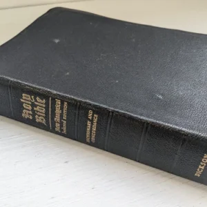 Dickson Holy Bible KJV - New Analytical Indexed Addition Genuine Morocco