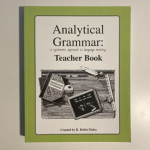 Analytical Grammar Teacher Book by R. Robin Finley (Trade Paperback) 1996