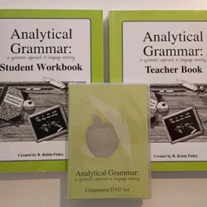 Analytical Grammar Student Workbook Teacher Book NEW DVD Homeschool Curriculum